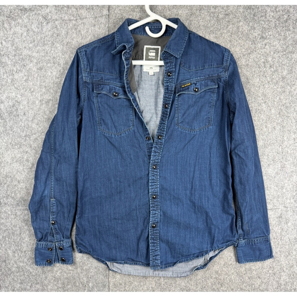 G-Star Blue Casual Button Down Shirt